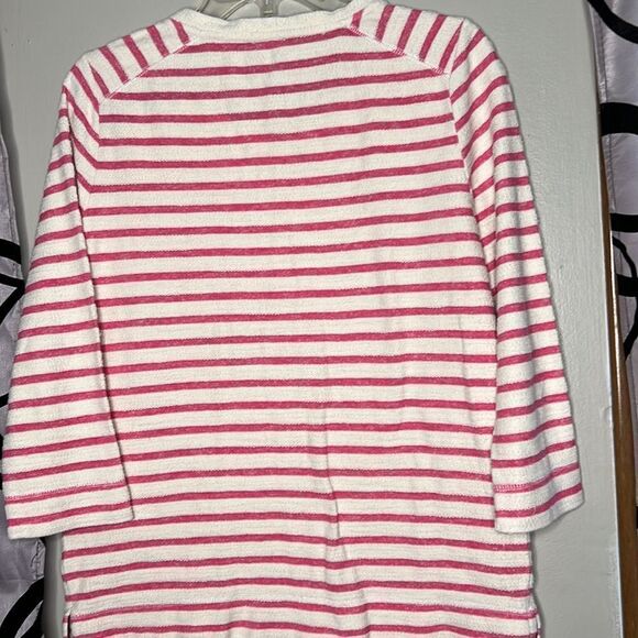 Jones, New York Sport striped three-quarter sleeve, top size medium - Picture 9 of 12